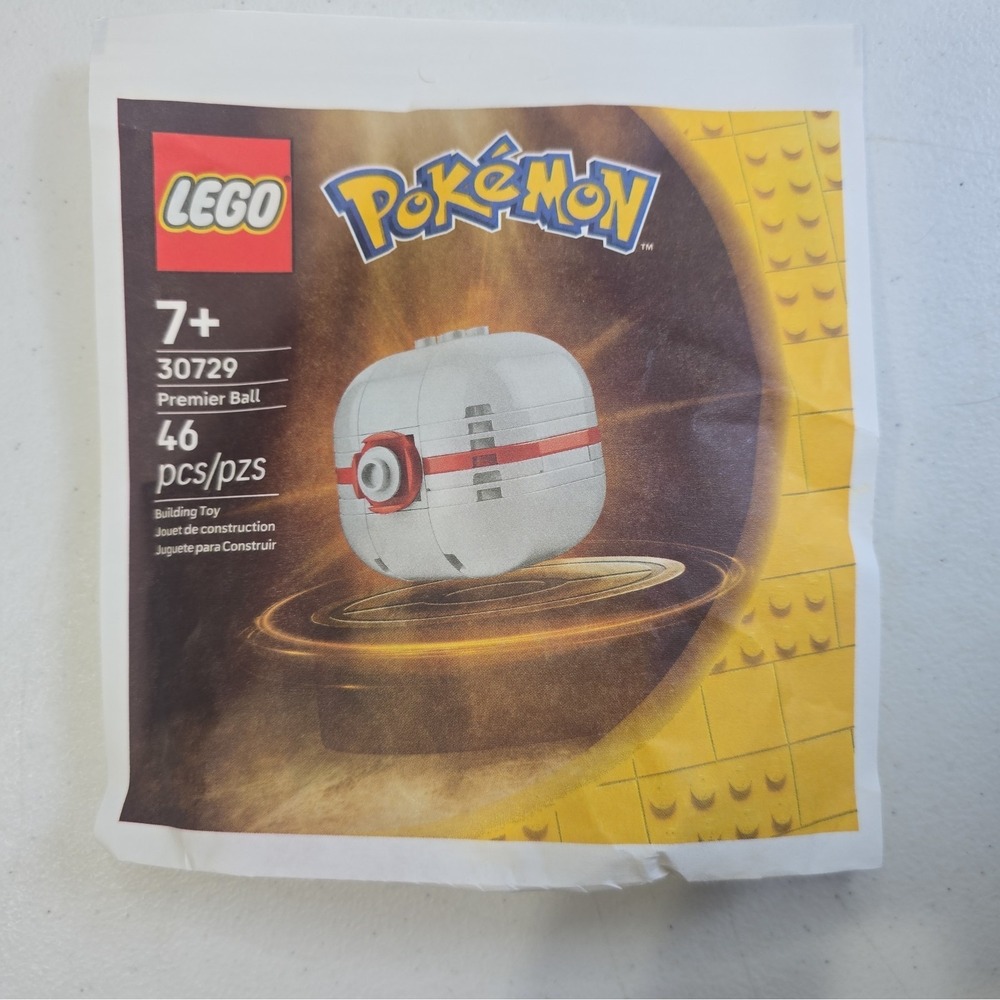 LEGO Pokemon Premier Ball Paper Bag Set 30729 Sealed 46 Pcs 2026 Release